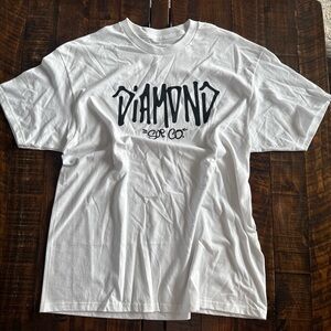 Diamond Supply Co. White Tee